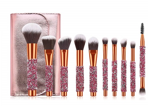 MioHong Luxery Fashion 10 brushes classy makeup 2020 ishops